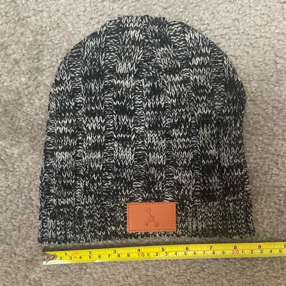 Black and White Beanie